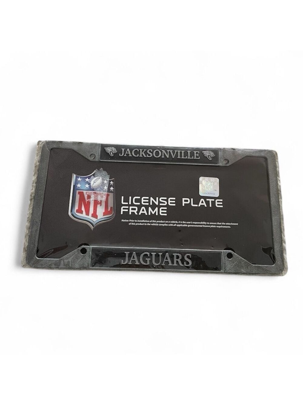 NFL Jacksonville Jaguars Football License Plate Frame